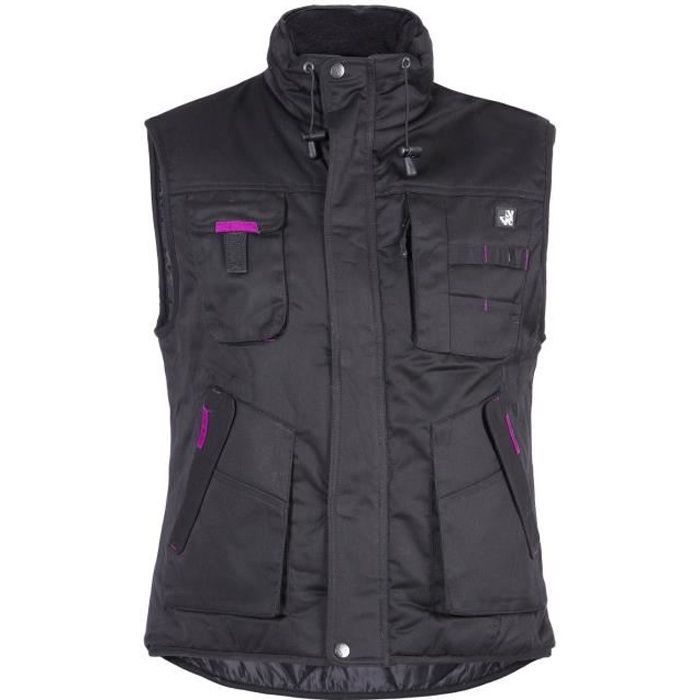 NORTH WAYS Gilet sans manches ouatiné Maryse - Femme - Noir