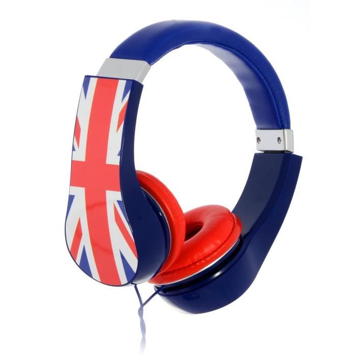 UNION JACK Casque audio UK Kidsafe