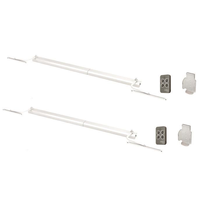 DIAGRAL BY ADYX Pack de 2 motorisations pour volets à 1 ou 2 battants à commande sans fil 230 V