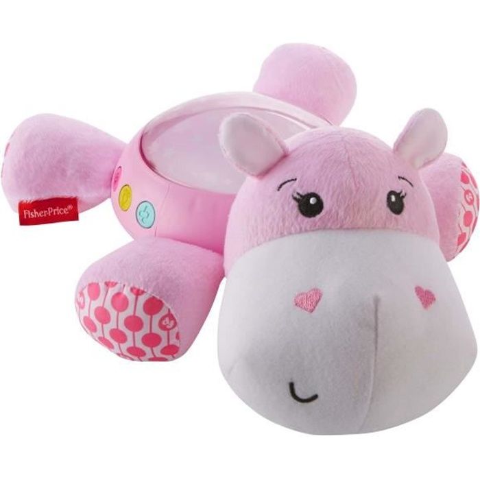 FISHER-PRICE - Veilleuse Hippo Douce Nuit Rose - Dès la naissance