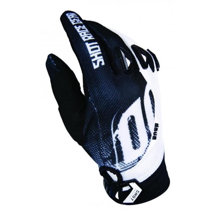 SHOT Gants Cross Kid Venom - Enfant - Noir / Blanc