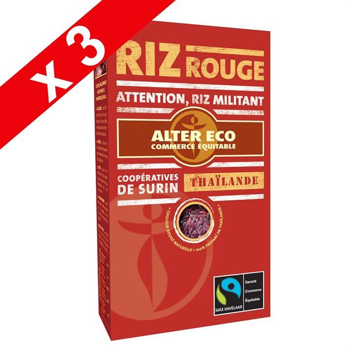 ALTER ECO Riz Rouge 500g (x3)