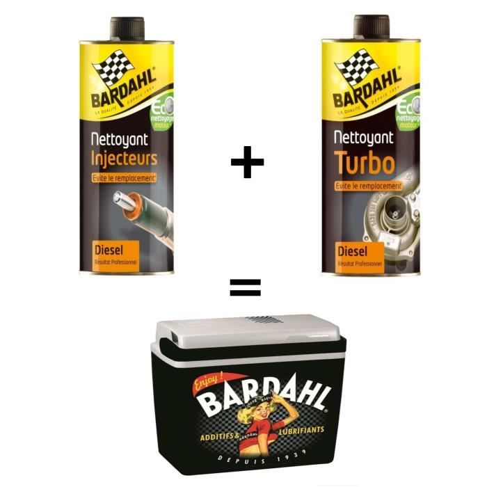 Pack Nettoyant injecteur diesel et turbo + Glacière électrique offerte