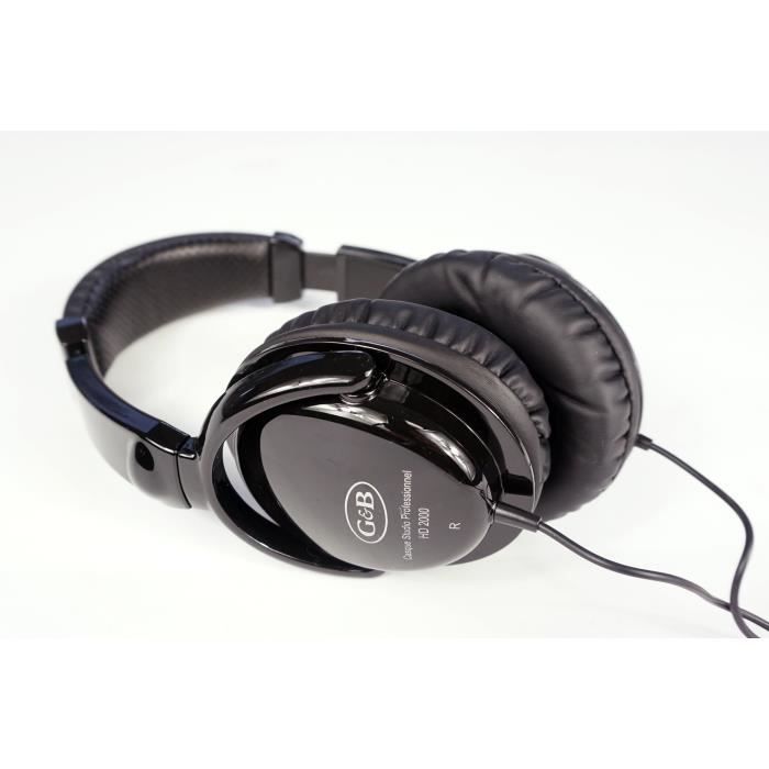 GNB Casque audio pro HD2000 noir