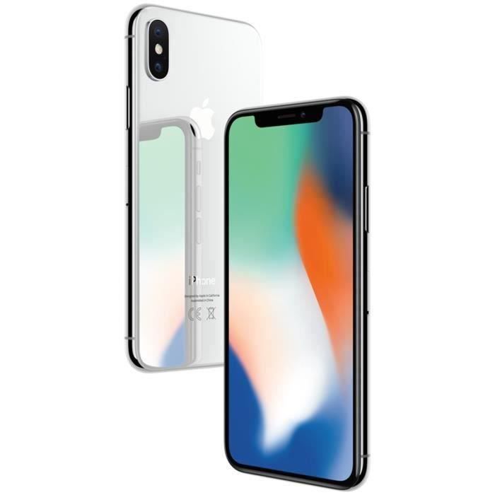 iPhone X Argent 256Go