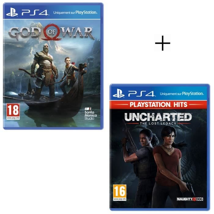 Offre Duo : Uncharted The Lost Legacy PlayStation Hits + God of War