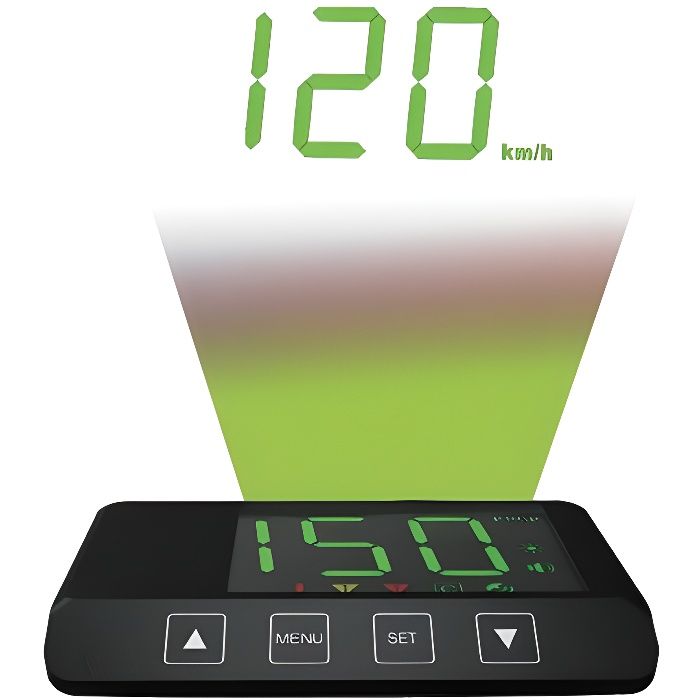 BEEPER Compteur vitesse autonome GPS - Tête Haute HUD