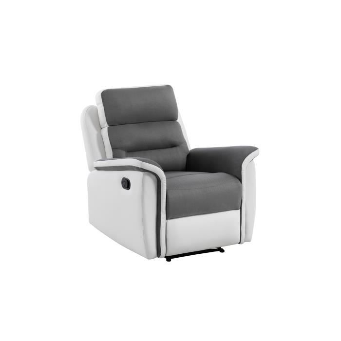 Fauteuil Relax Gris Moins Cher Milprix