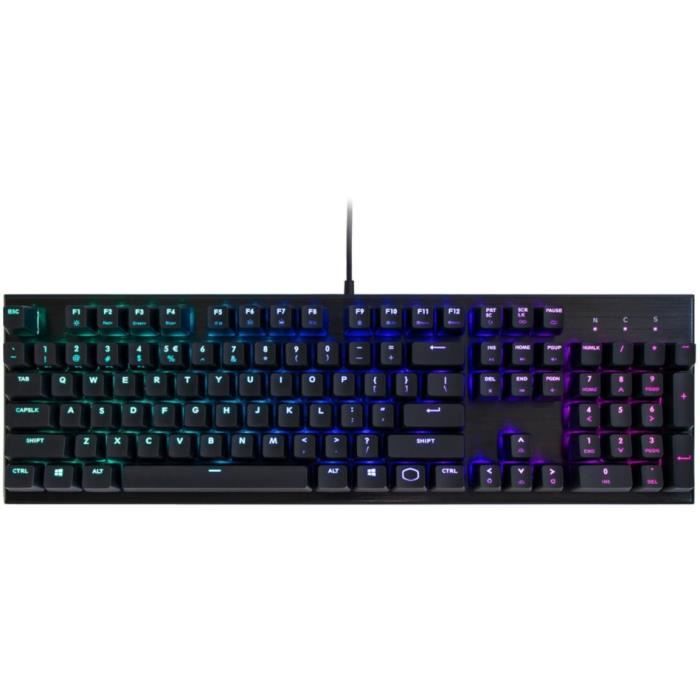 Cooler Master - CK550 - Clavier Mécanique Gaming RGB - AZERTY (PC/Consoles) Chassis aluminium