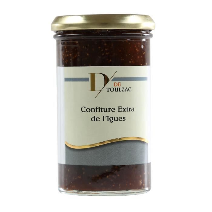 D DE TOULZAC Confiture Extra de Figues 320g