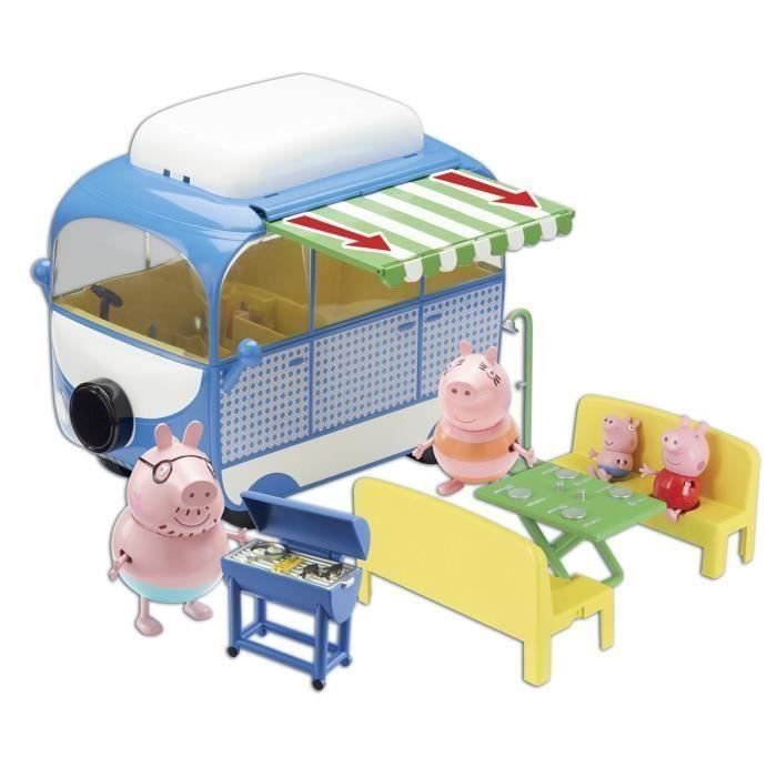 PEPPA PIG le Camping-Car + 4 Personnages