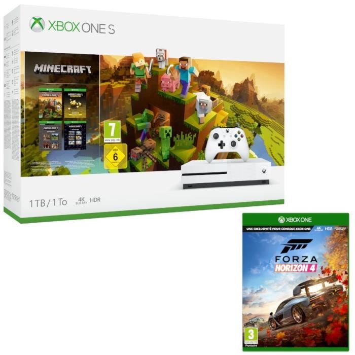 Xbox One S 1 To Minecraft Creators + Forza Horizon 4