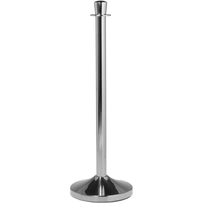 Socle pour poteau d'accueil à tête ronde.