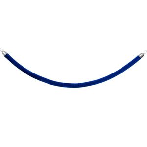 Cordon 1.5 m bleu embouts chrome