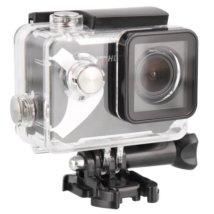 T'nB SPCAMHD3 Caméra sport HD 720 Pixels - 8 accessoires fournis - Noir et blanc