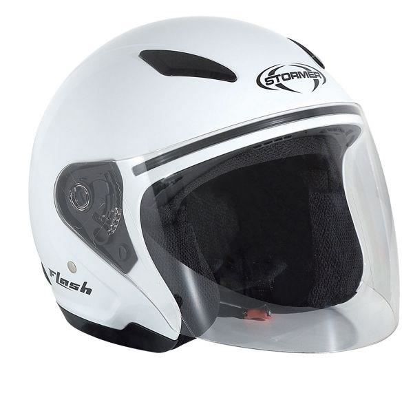 STORMER Casque Jet Kid Flash Blanc