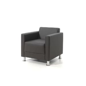 CUTE Fauteuil en simili - Chocolat