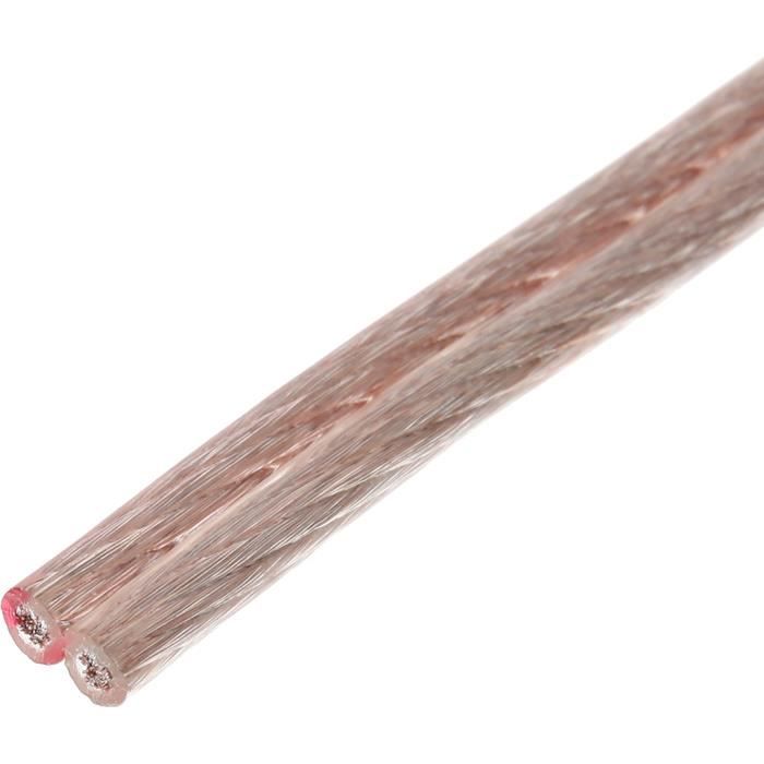 CONTINENTAL EDISON Câble pour enceinte Haute performance 2*2.5 mm2 10m