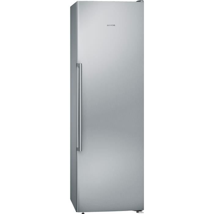 SIEMENS GS36NAI3P Congelateur armoire 242 L Froid no frost multiairflow A L 60 x H 186 cm Inox easyclean
