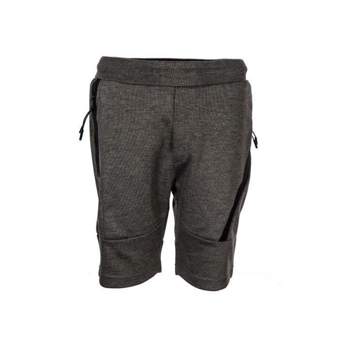 REDSKINS - Short Jogging Gris Anthracite - Enfant Garçon