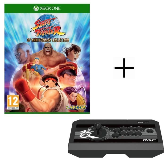 Pack Xbox One: Jeu Street Fighter 30th Anniversary Collection + Joystick Real Arcade Pro V