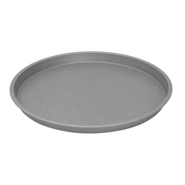 IMF Plaque à pizza en acier aluminé Steel - Ø 29 cm - Gris