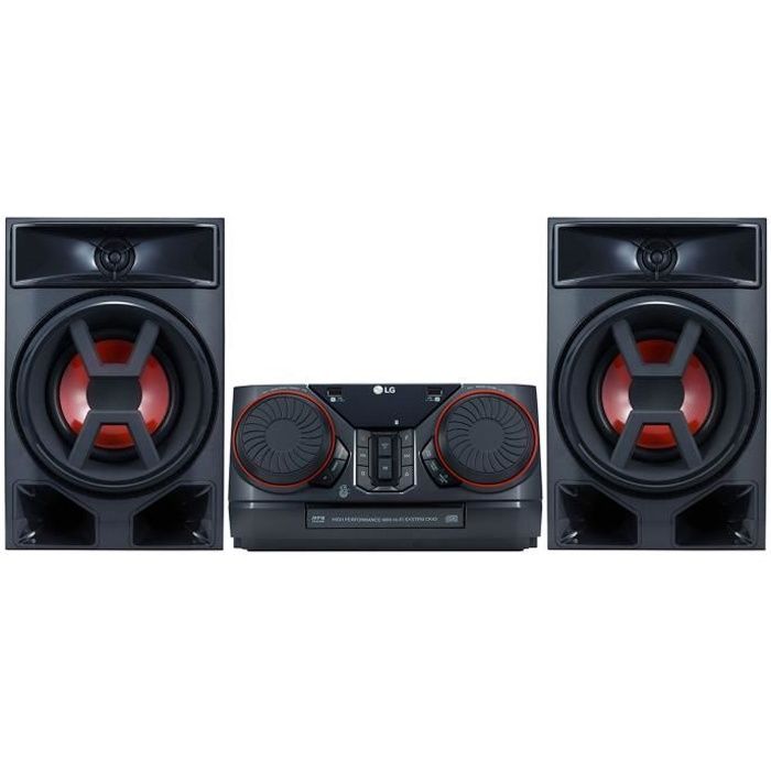 LG CK43 Mini chaine Hi-Fi Bluetooth et effet DJ - Noir