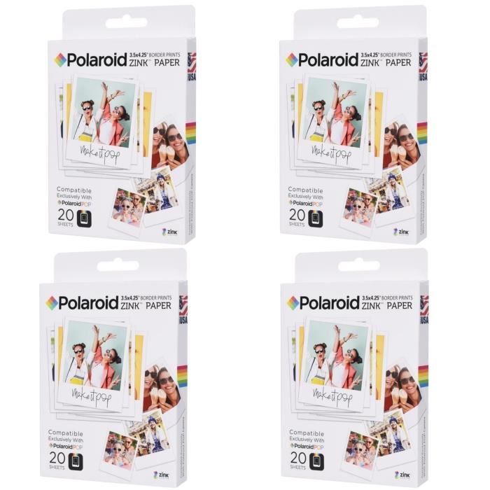 Pack 4 POLAROID POLZL3X420 Papier photo 3\