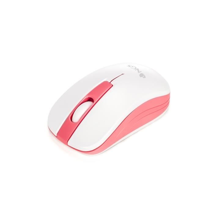 Genius Souris Sans fil optique dongle NGS Evo Blanc/ Rose 1200DPI USB PC