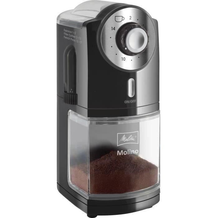 MELITTA 1019-02 Moulin à café électrique Molino - Noir