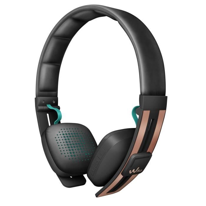 Wiko Casque bluetooth Wishake Noir