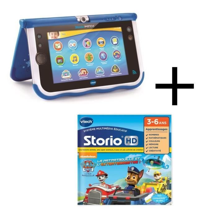 VTECH Pack Storio 7 + 1 jeu Pat'Patrouille offert