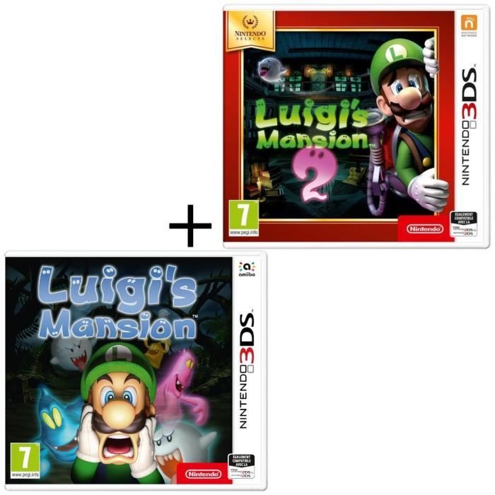 Luigi's Mansion + Luigi's Mansion 2 Nintendo Selects Jeu 3DS