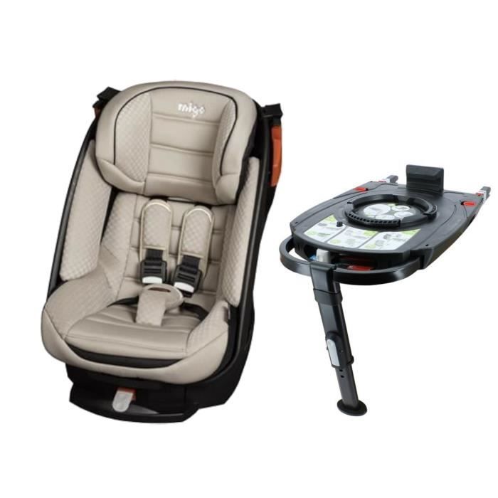 MIGO Siège auto Saturn Beige + base Isofix Solar