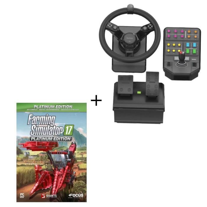 SAITEK BY LOGITECH Farming Simulator Controller + Farming Simulator 17 Jeu PC