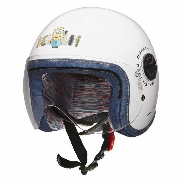 MINIONS Casque Jet Bello Enfant Blanc