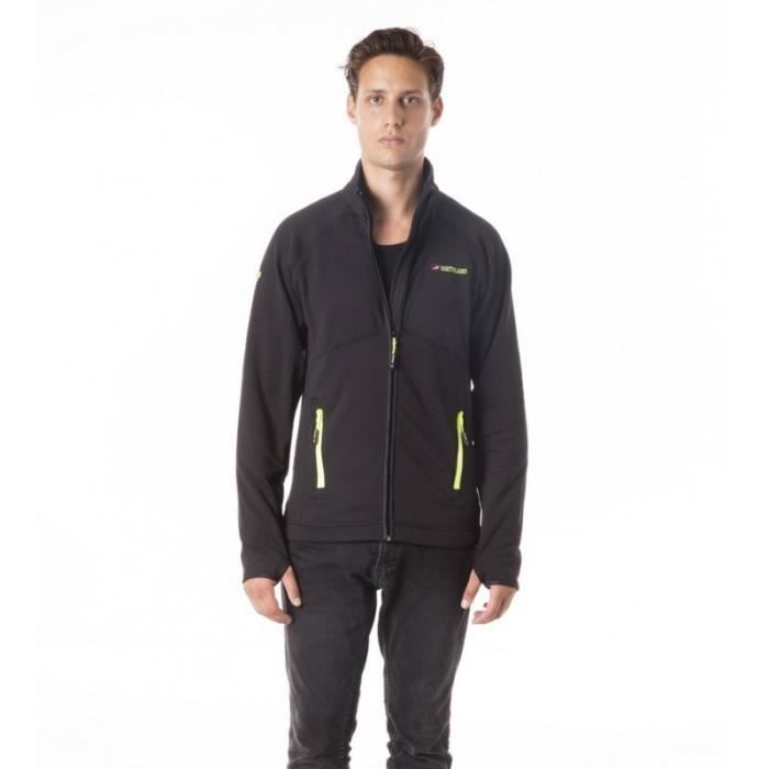 NORTHLAND Veste polarshell Homme Fenix - Déperlant - Noir