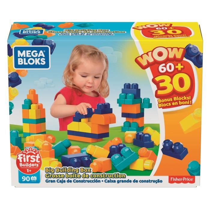 MEGA BLOKS - Coffret Bonus 60 + 30 blocs - 1 an et +