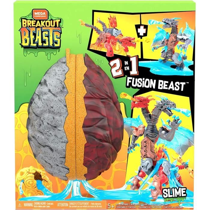 Mega Construx - Mega Construx Fusion Beast 2 En 1 - 5 ans et +