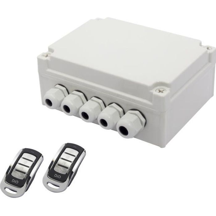 CHACON DiO Pack domotique jardin avec 2 télécommandes 4 canaux