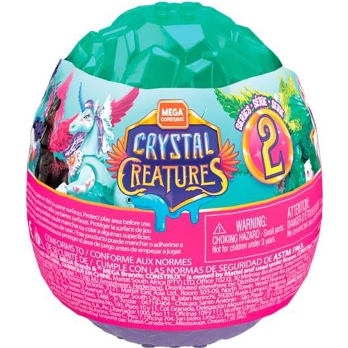 Mega Construx - Mega Construx Asst Crystal Creatures - 5 ans et +