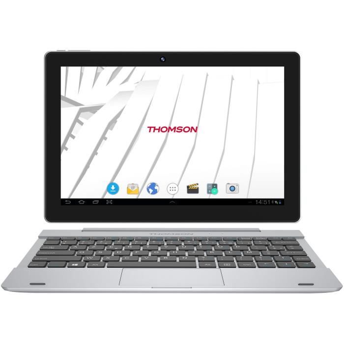 THOMSON Tablette 2en1 - HERO10RK1BK16 - Ecran 10,1'' - 1Gb RAM - Android 7.1 - 16 Gb eMMC