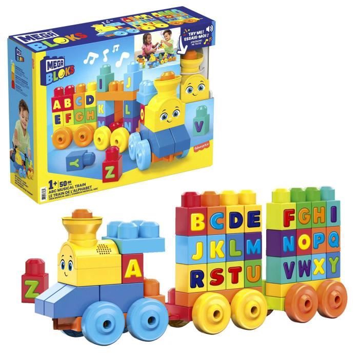 MEGA BLOKS - Le Train de l'Alphabet
