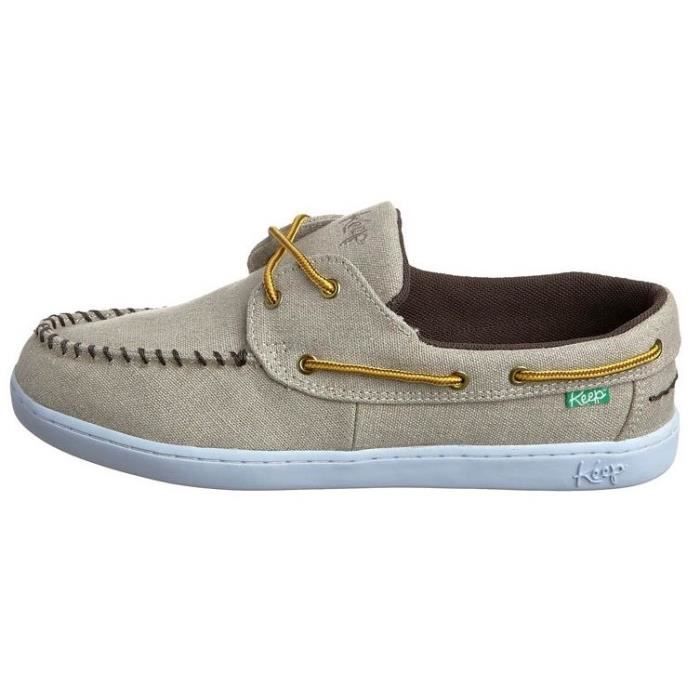 KEEP Chaussures Bateaux Benten Hump - Homme - Beige