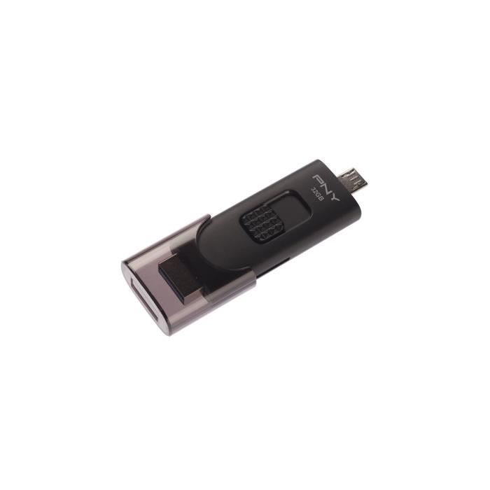 PNY Clé USB - OTG Duo-Link 3.0 pour Android devices 32Go