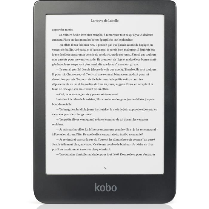 KOBO Liseuse ebook CLARA - Ecran 6 pouces HD - Stockage 8Go