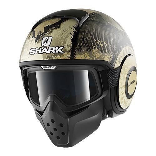 SHARK Casque moto jet Drak Evok - Noir Or