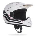 AMX Casque Cross Jump Kid Noir et Blanc