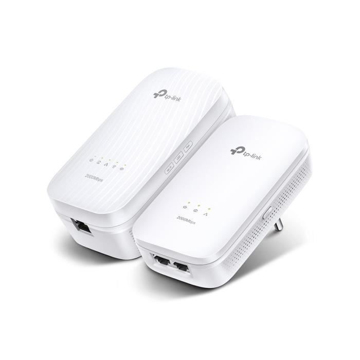 TP-LINK Pack de 2 CPL Wi-Fi TL-WPA9610 KIT AV2000 AC - 1200Mbps - 1 port Gigabit