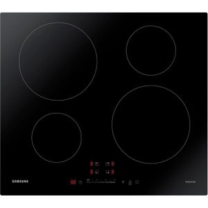 SAMSUNG NZ64M3707AK/EF - Table de cuisson induction - 4 zones - L 59 x P 57 cm - Rev?tement verre - Noir